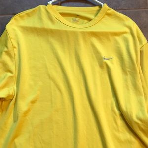Nike Gold Dri fit t-shirt